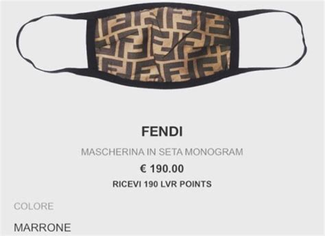 mascherina fendi originale